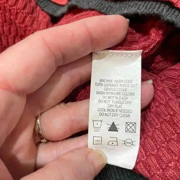 Carbon 2 Cobalt Mens V-Neck Sweater Size L - Picture 5 of 5